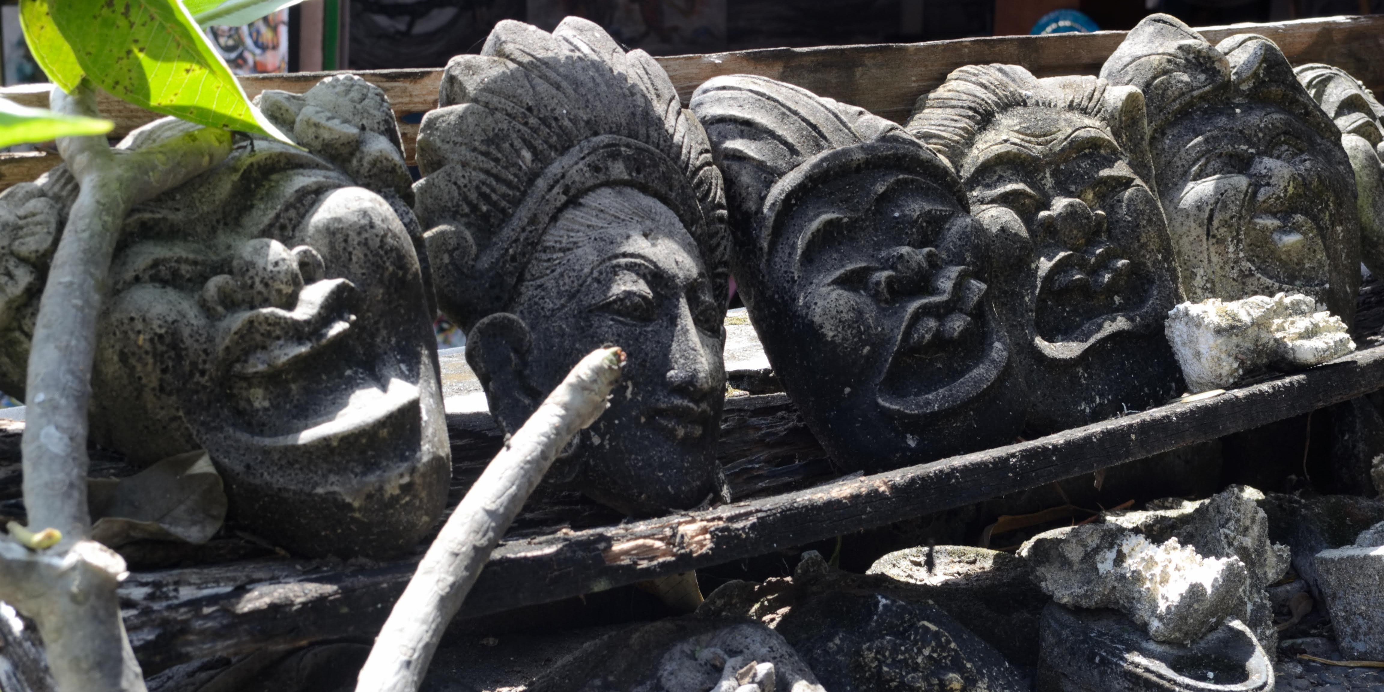 Bali Masken Banner Indien