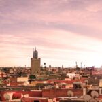 Nice View In The City Of Marrakesh In Morocco Africa