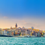 Panorama Of Istanbul Overlooking The Bosphorus And The Galata Tower