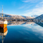Beautiful,Winter,Landscape,Of,Snow,Covered,Town,Tromso,In,Northern Beautiful,Winter,Landscape,Of,Snow,Covered,Town,Tromso,In,Northern