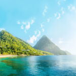 Destinationsmotiv St. Lucia, Karibik Destinationsmotiv St. Lucia, Karibik