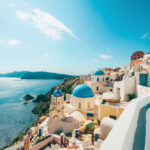 Destinationsmotiv, Santorini, Griechenland Destinationsmotiv, Santorini, Griechenland